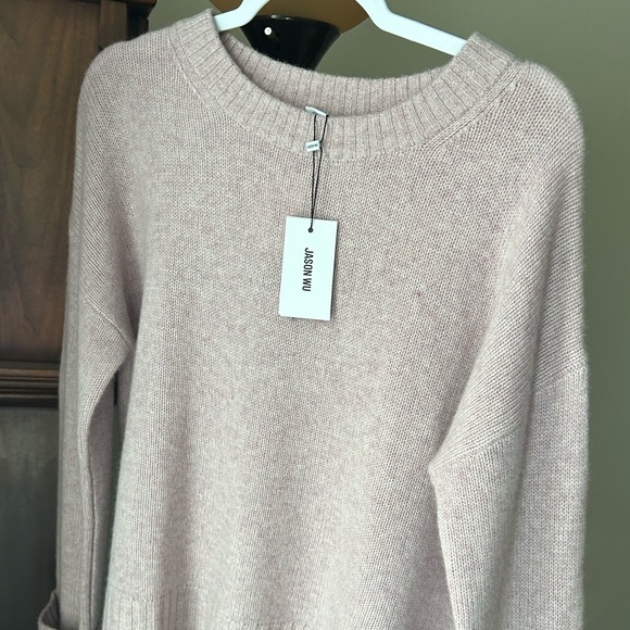 NWT Jason Wu Dusty Purple Cashmere Sweater Size Large - Picture 2 of 6